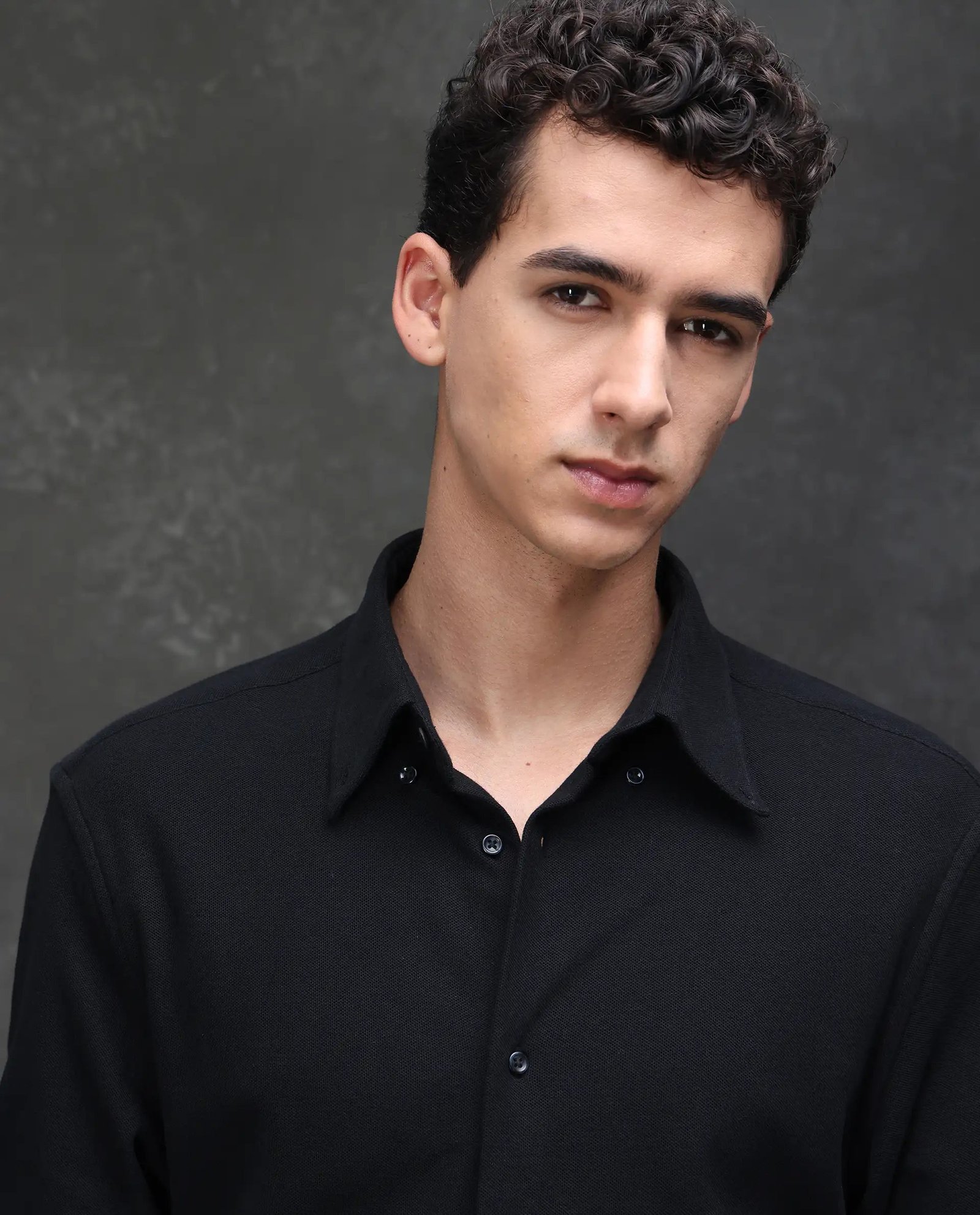 Rare Rabbit Men's Vane-25 Black Cotton Plain Regular Fit Full Sleeve Button-Down Collar Shirt - Image 6